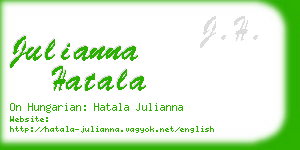 julianna hatala business card